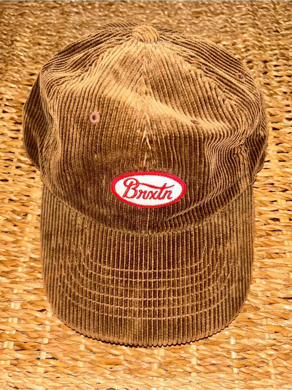 Brixton Tan Corduroy Hat